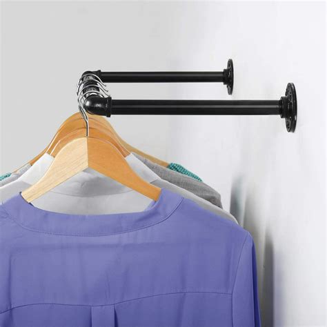 clothes hanging wall mount